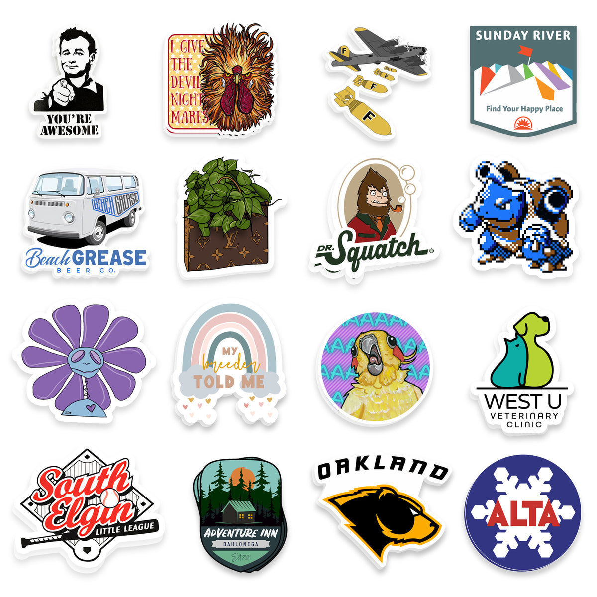 Transfer Stickers - Free US Delivery
