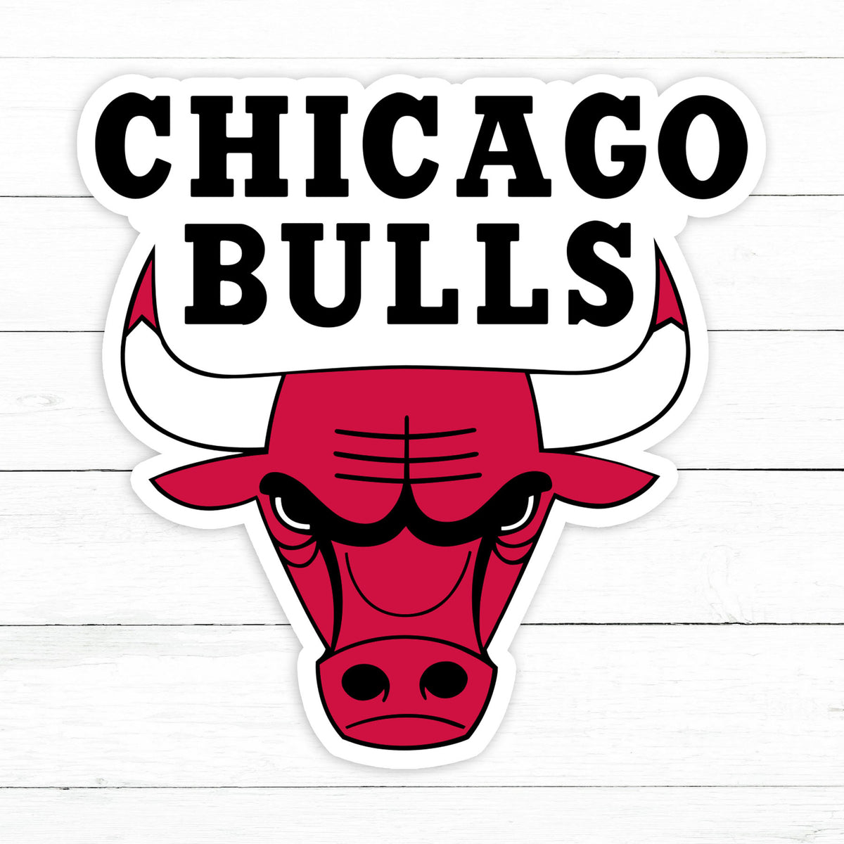 CHICAGO BULLS ステッカー Chicago Bulls Sticker | Waterproof Vinyl Decal | 3in