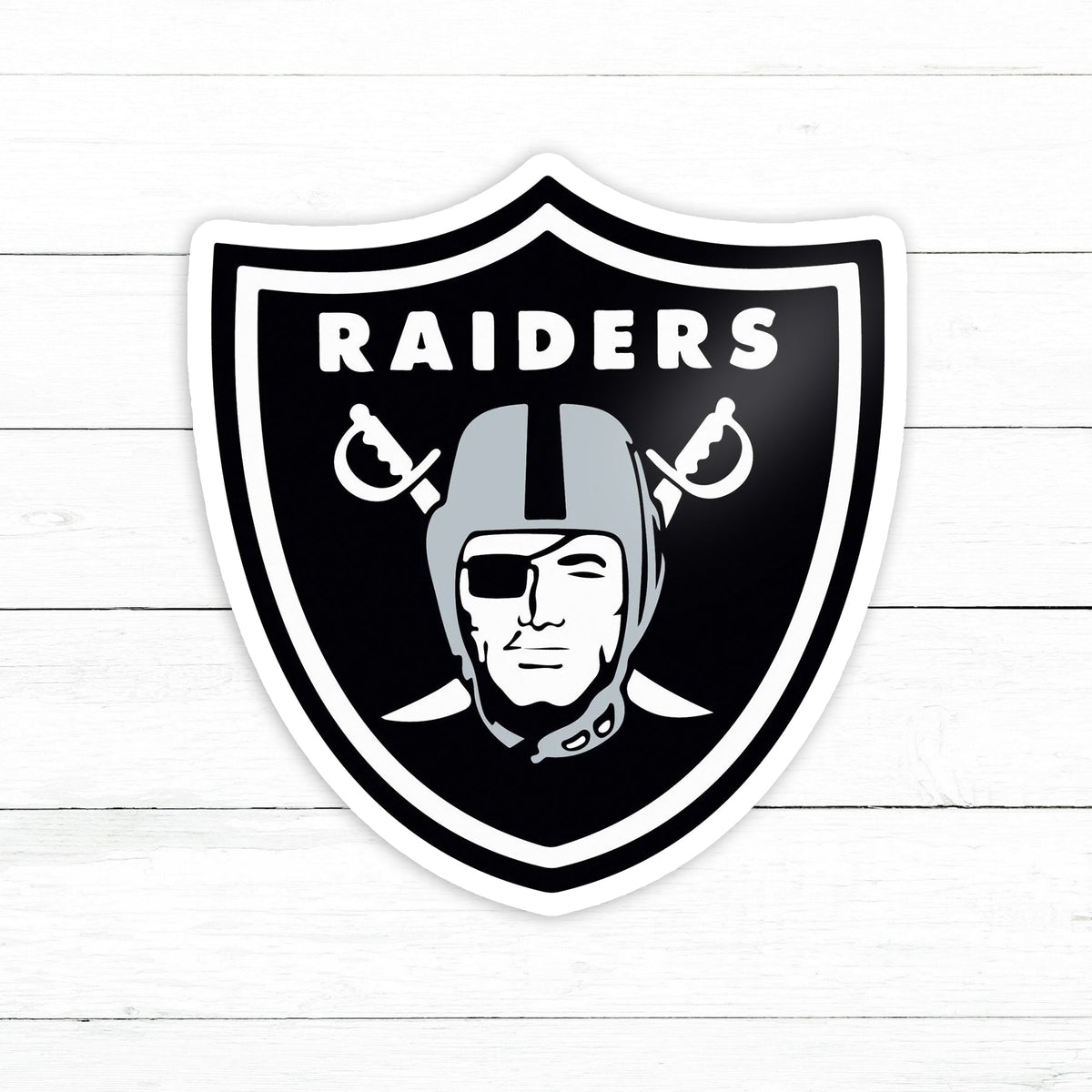 Las Vegas Raiders Helmet Decal Approx 4.5 x 3.5 inches