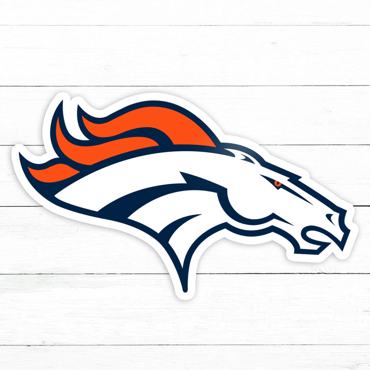 Denver Broncos Sticker, Waterproof Vinyl Decal