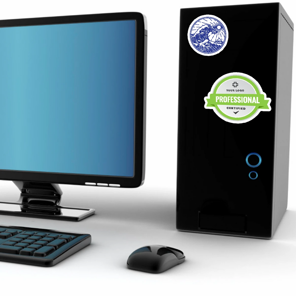 Custom Computer Stickers | Personalize Your Items – CustomStickers.com