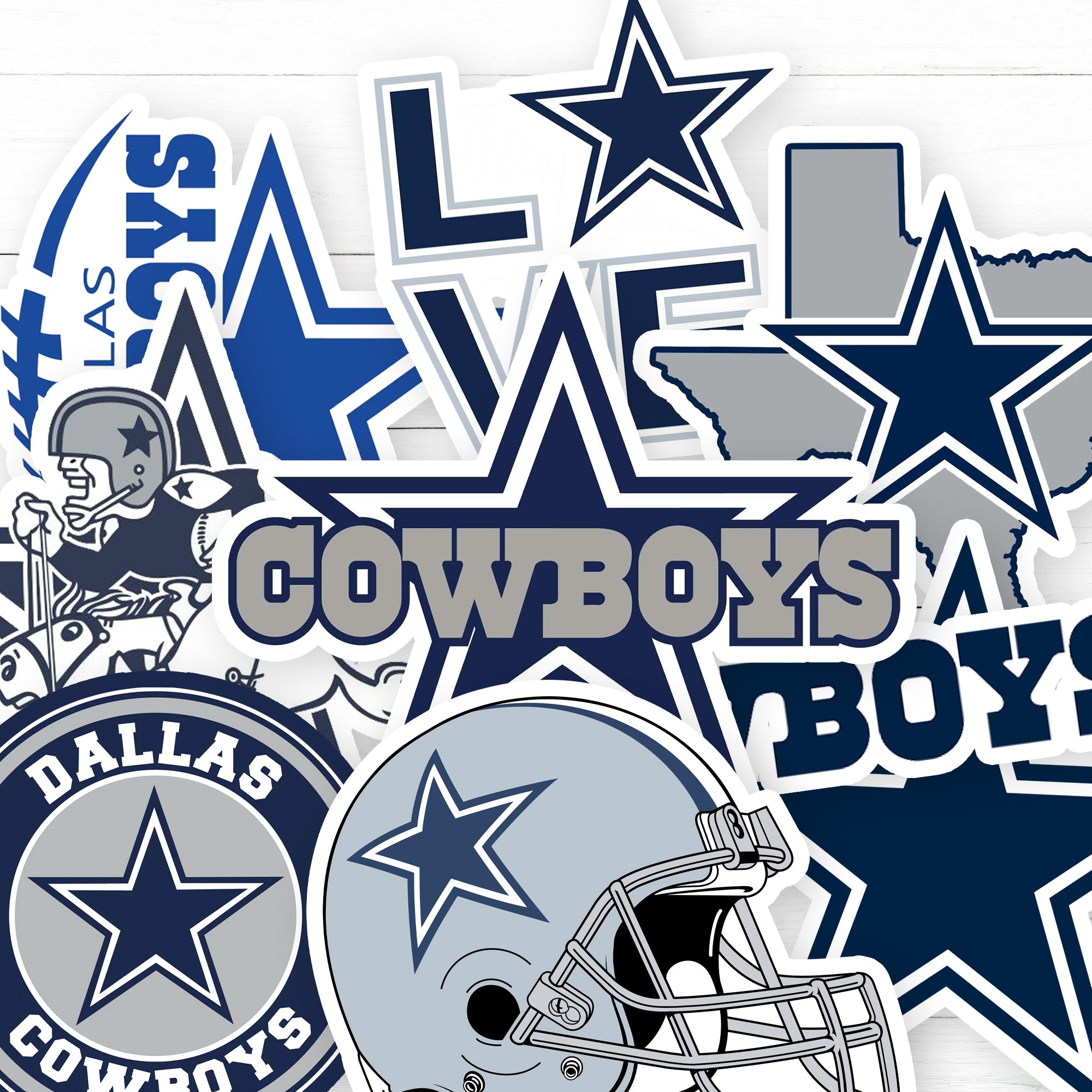 Dallas Cowboys Logo Stickers Dallas Cowboys Stickers | Choose Your