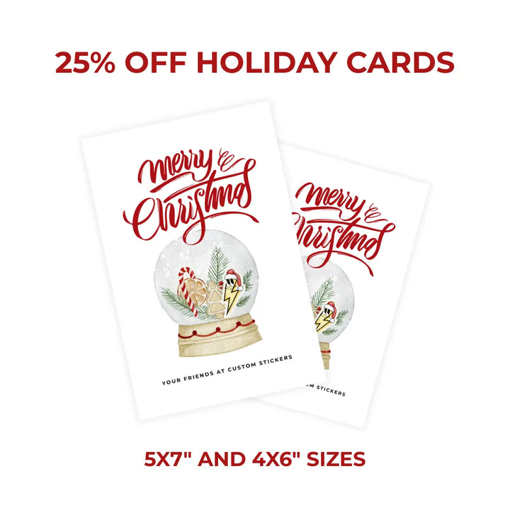 Custom Holiday Card Printing | 25% Off Christmas Cards