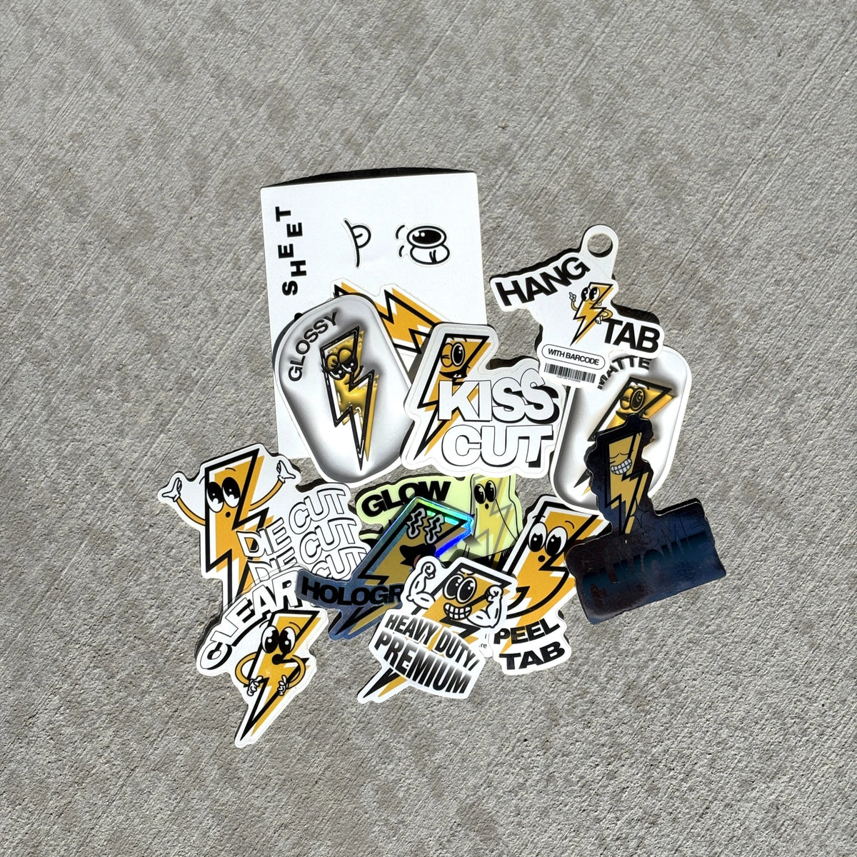 Limit Sample Sticker Sample Sticker Pack | Explore Our Stickers – CustomStickers.com