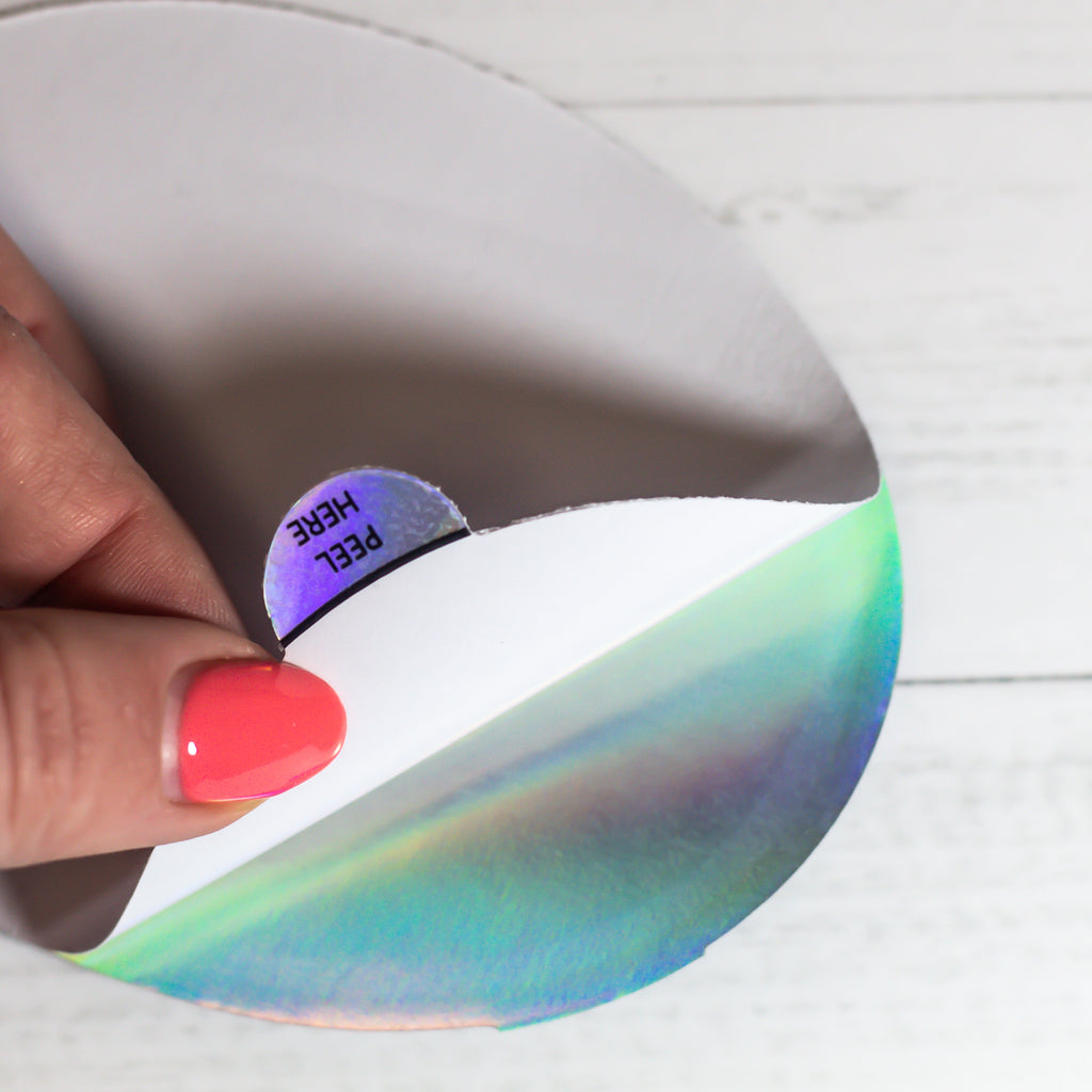 Tab On Sticker Peel Tab Stickers | Easy Peel Vinyl Stickers – CustomStickers.com