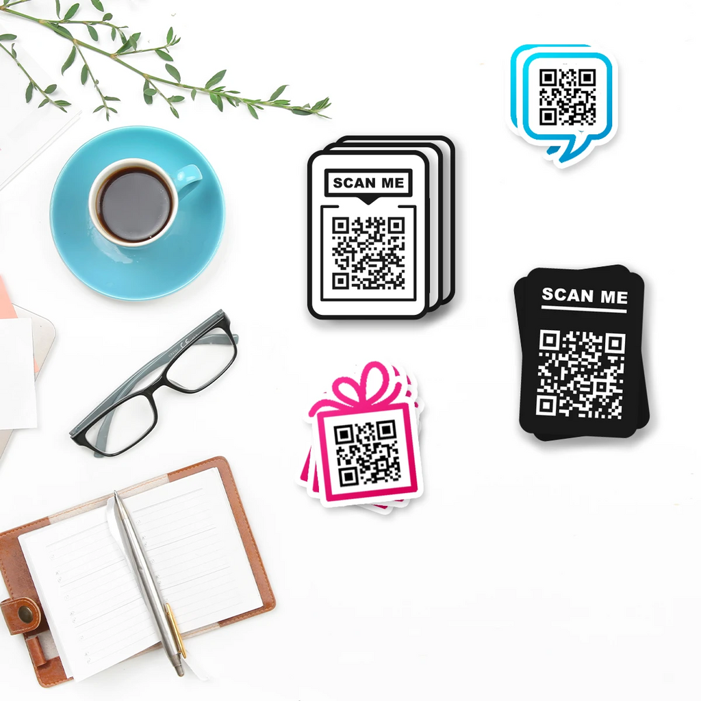 Custom QR code Stickers | Promotional Stickers – CustomStickers.com