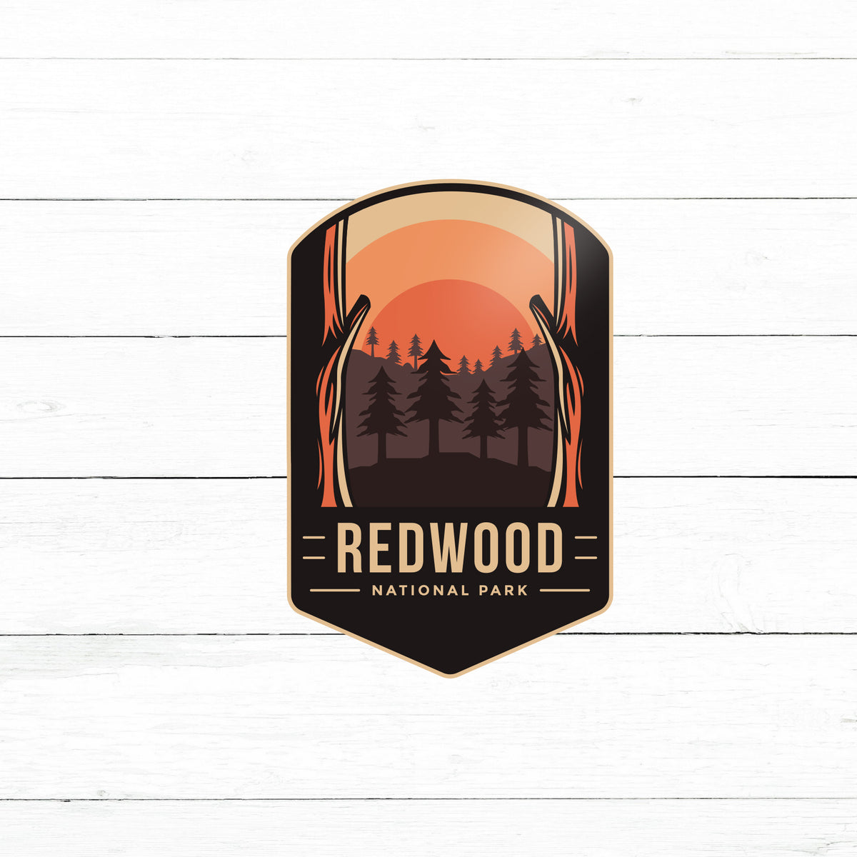 Redwood National Park Sticker | Waterproof Vinyl Decal | 3in ...