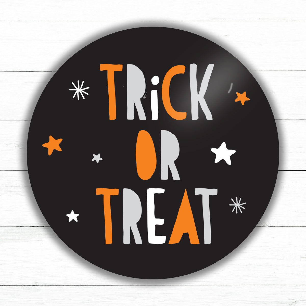Trick or Treat Sticker | Waterproof Vinyl Decal | 3in – CustomStickers.com