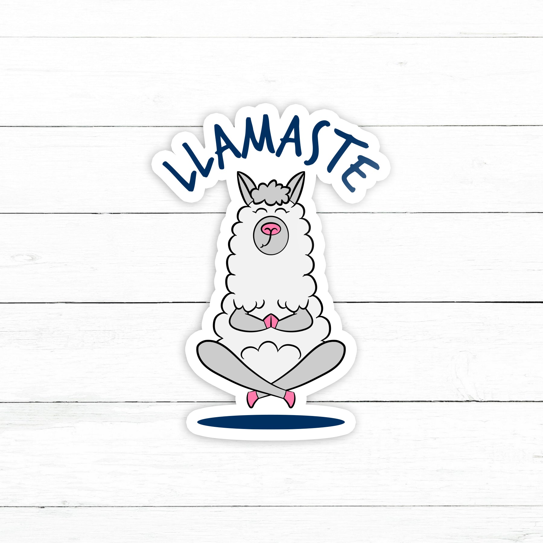 Llamaste Sign Llamaste Sticker | Waterproof Vinyl Decal | 3in – CustomStickers.com
