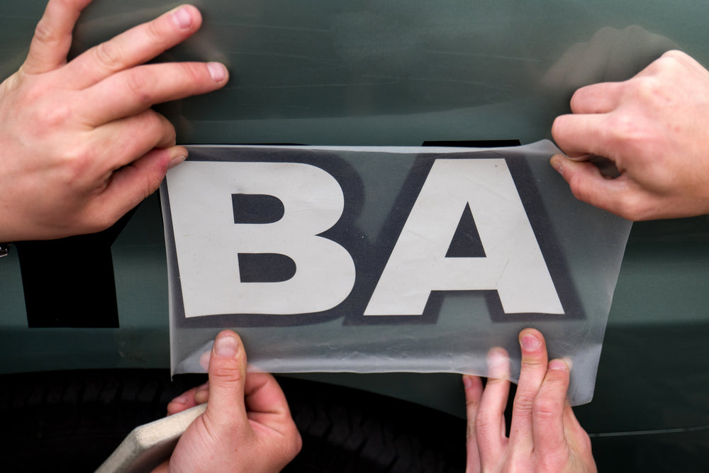 Transfer Proof Sticker Custom Transfer Stickers | Cut Vinyl Decals for Cars and Windows ...