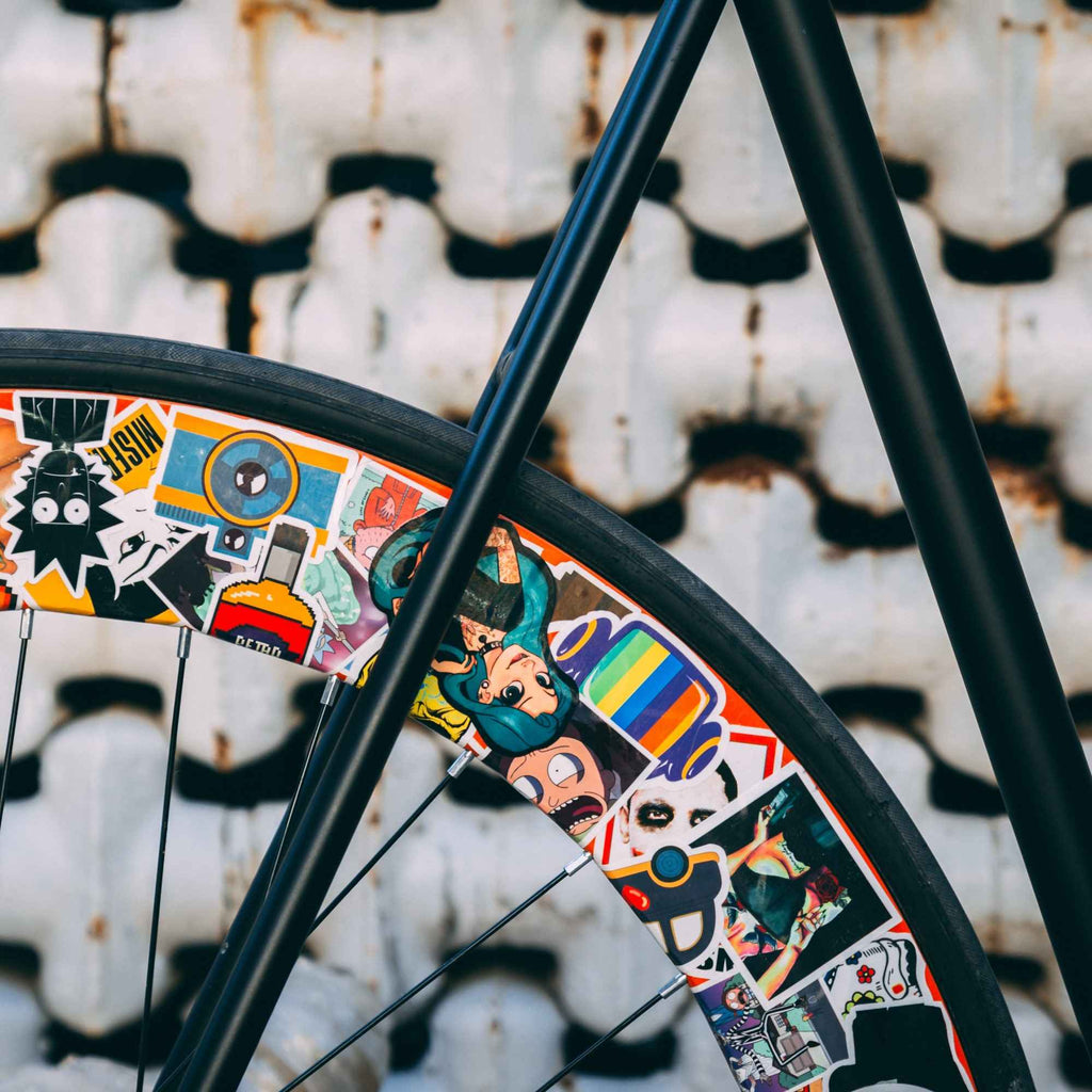 Moving Cycle Sticker Bike Stickers | Durable Outdoor Bicycle Decals – CustomStickers.com