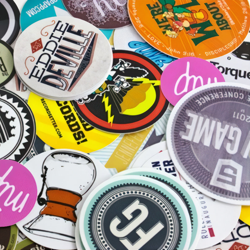 Circle Stickers | Custom Round Shaped Stickers – CustomStickers.com