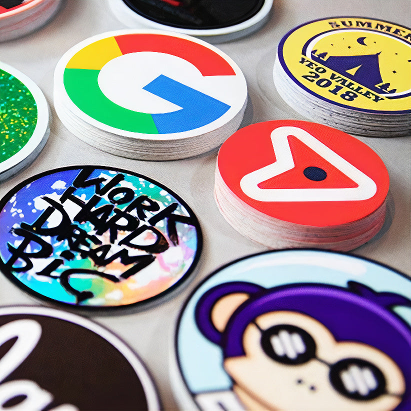 Circle Stickers | Custom Round Shaped Stickers – CustomStickers.com