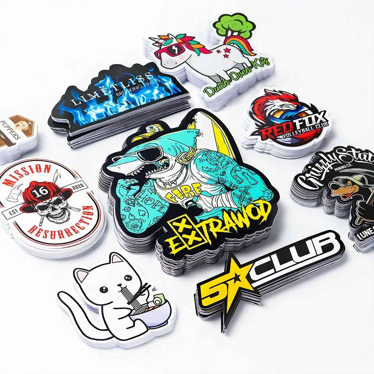 Printerst Sticker Die Cut Stickers | Custom Waterproof Stickers โ CustomStickers.com