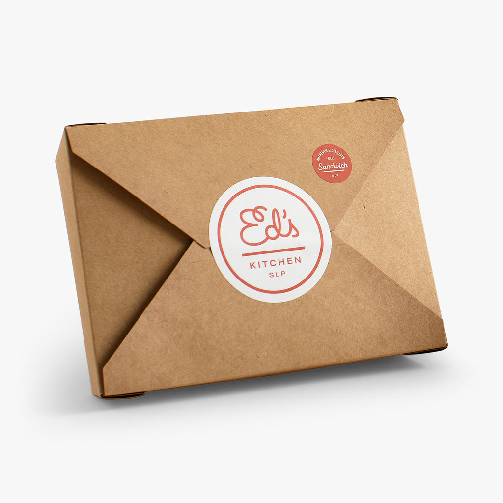 To Go Sticker Menu Restaurant To-Go Labels for Take Out – CustomStickers.com