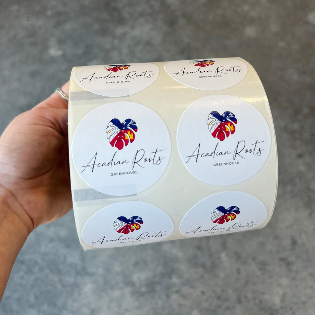 Two Fast Sticker Label Label Sticker Rolls - 2 Inch Custom Circle Roll Labels - Fast Stickers ...