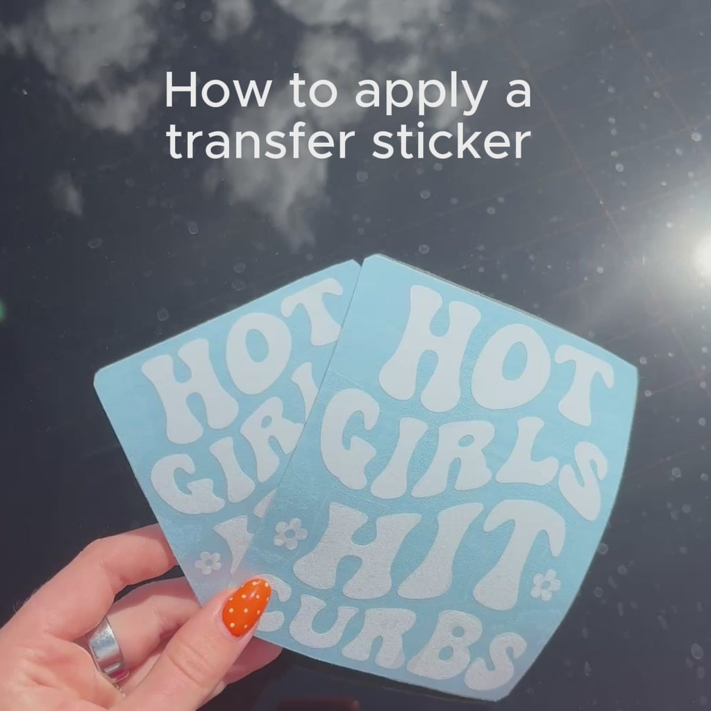 Custom Transfer Stickers | Cut Vinyl Decals for Cars and Windows ...