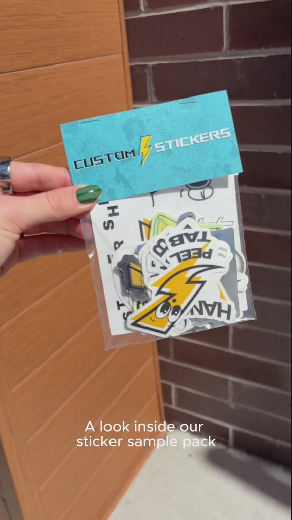 Sample Sticker Pack | Explore Our Stickers – CustomStickers.com