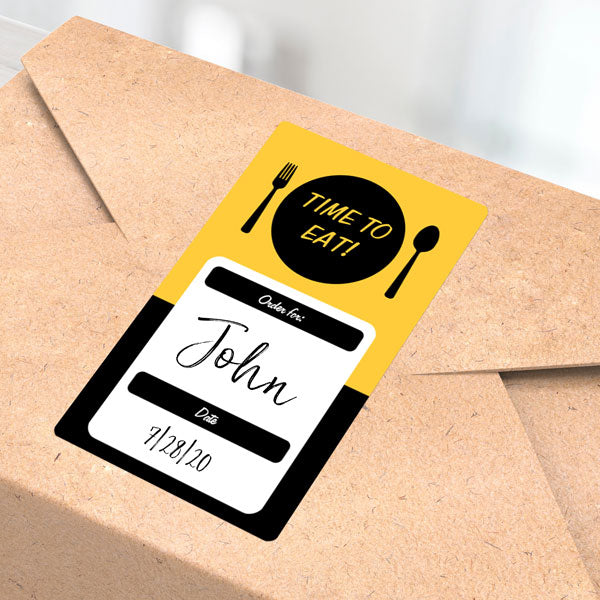 Restaurant To-Go Labels for Take Out – CustomStickers.com