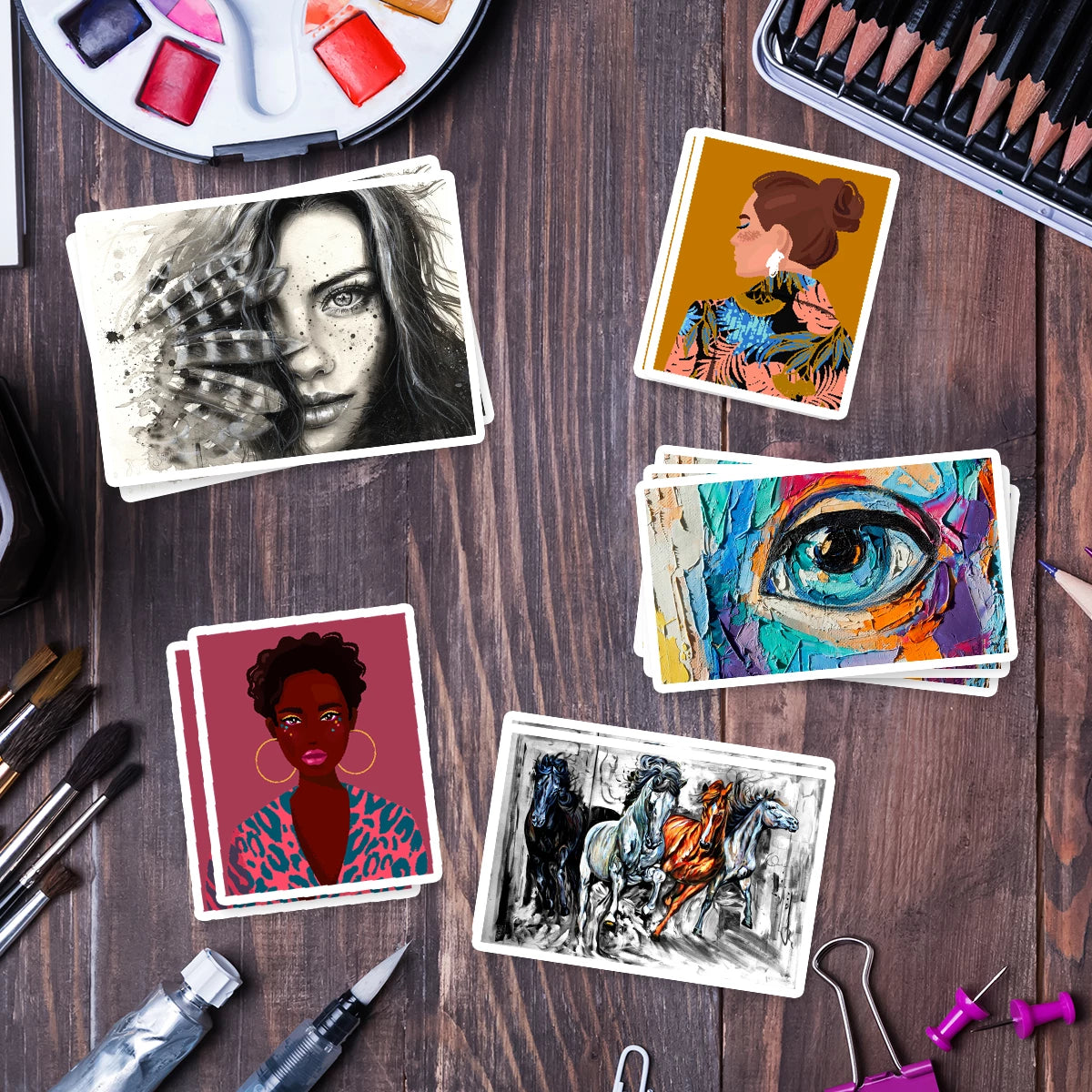 Custom Art Stickers, Craft Your Canvas