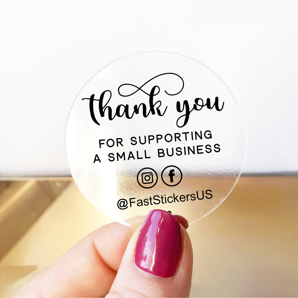 Clear Stickers | High Quality Transparent Stickers | CustomStickers.com