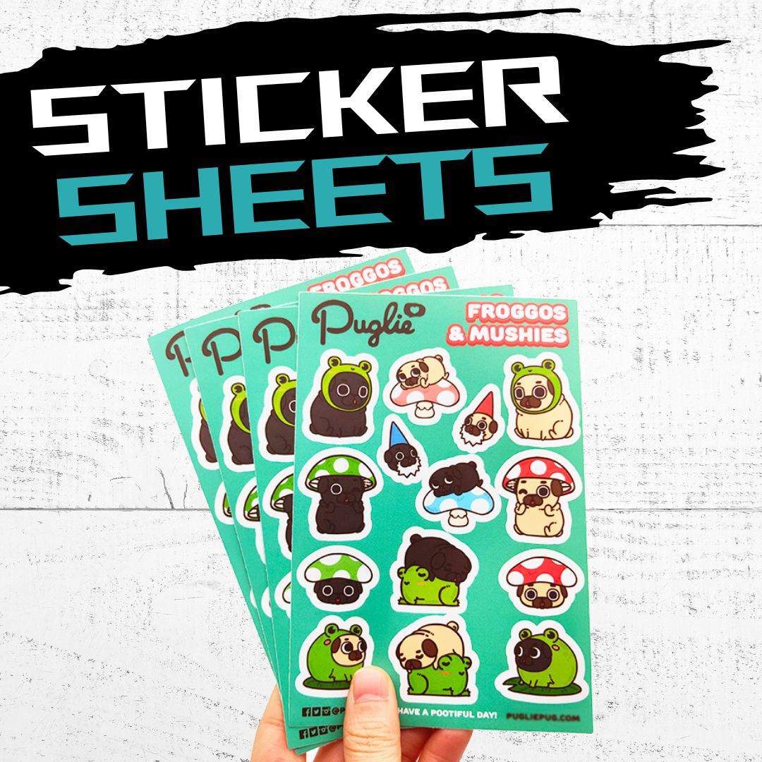 Self Adhesive Print A4 Stickers Custom Kiss Cut Sticker Sheet