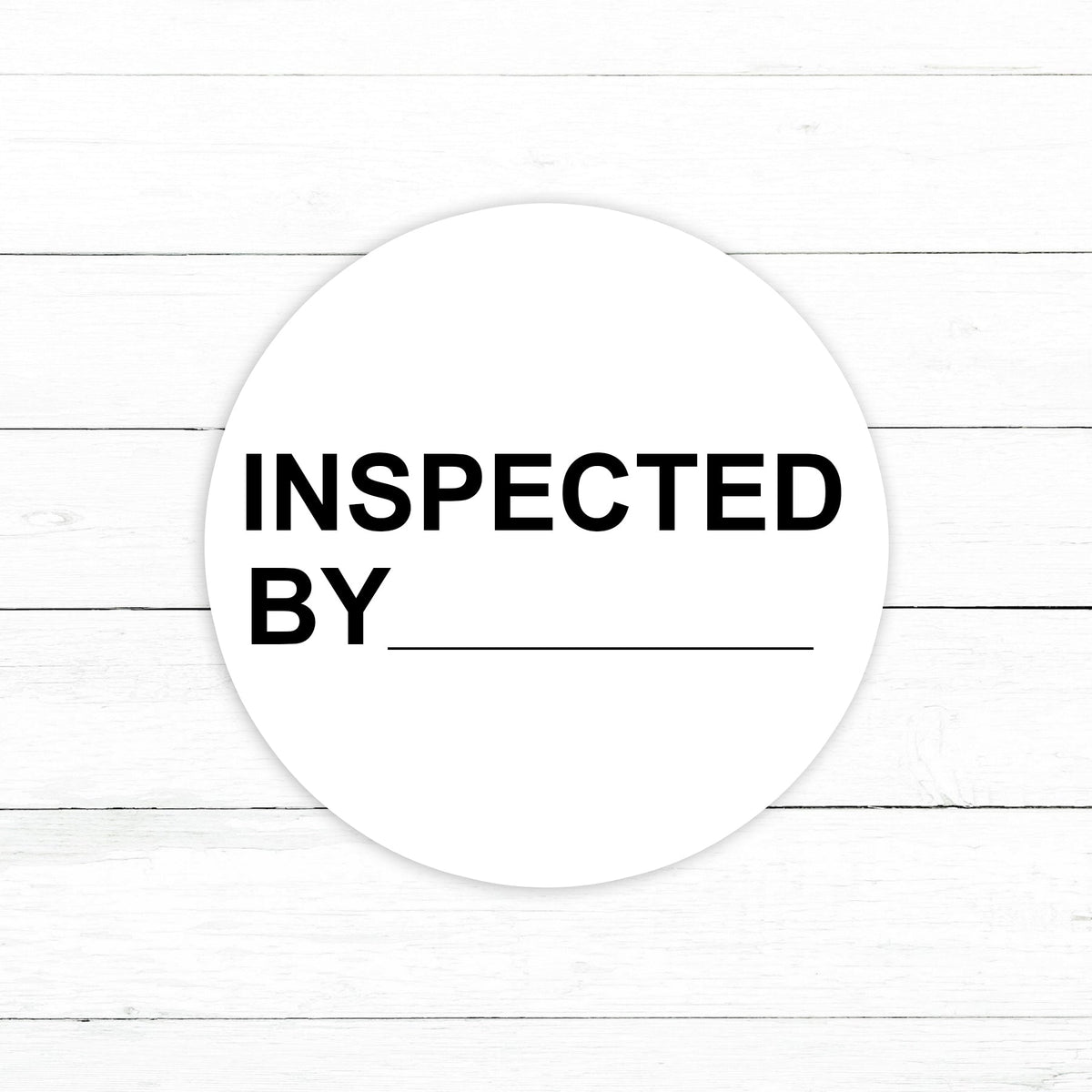 Inspection Labels | 500x Inspected By Writeable Sticker Rolls ...