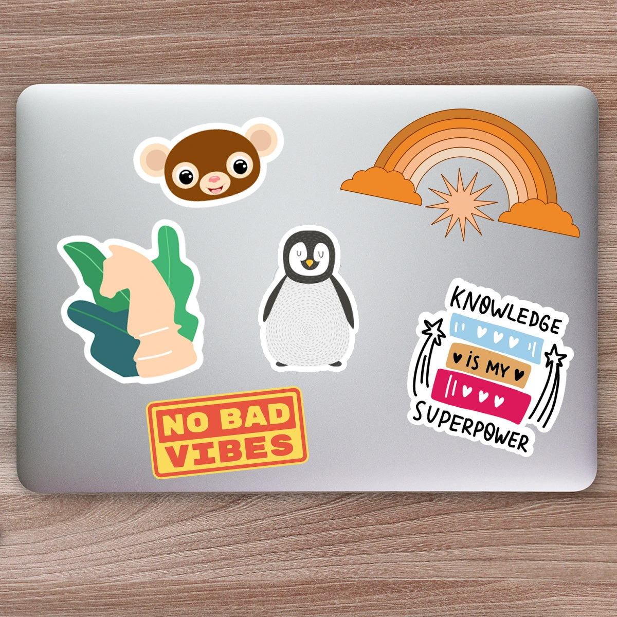 Print some branded laptop stickers and hand them out to staff and students  