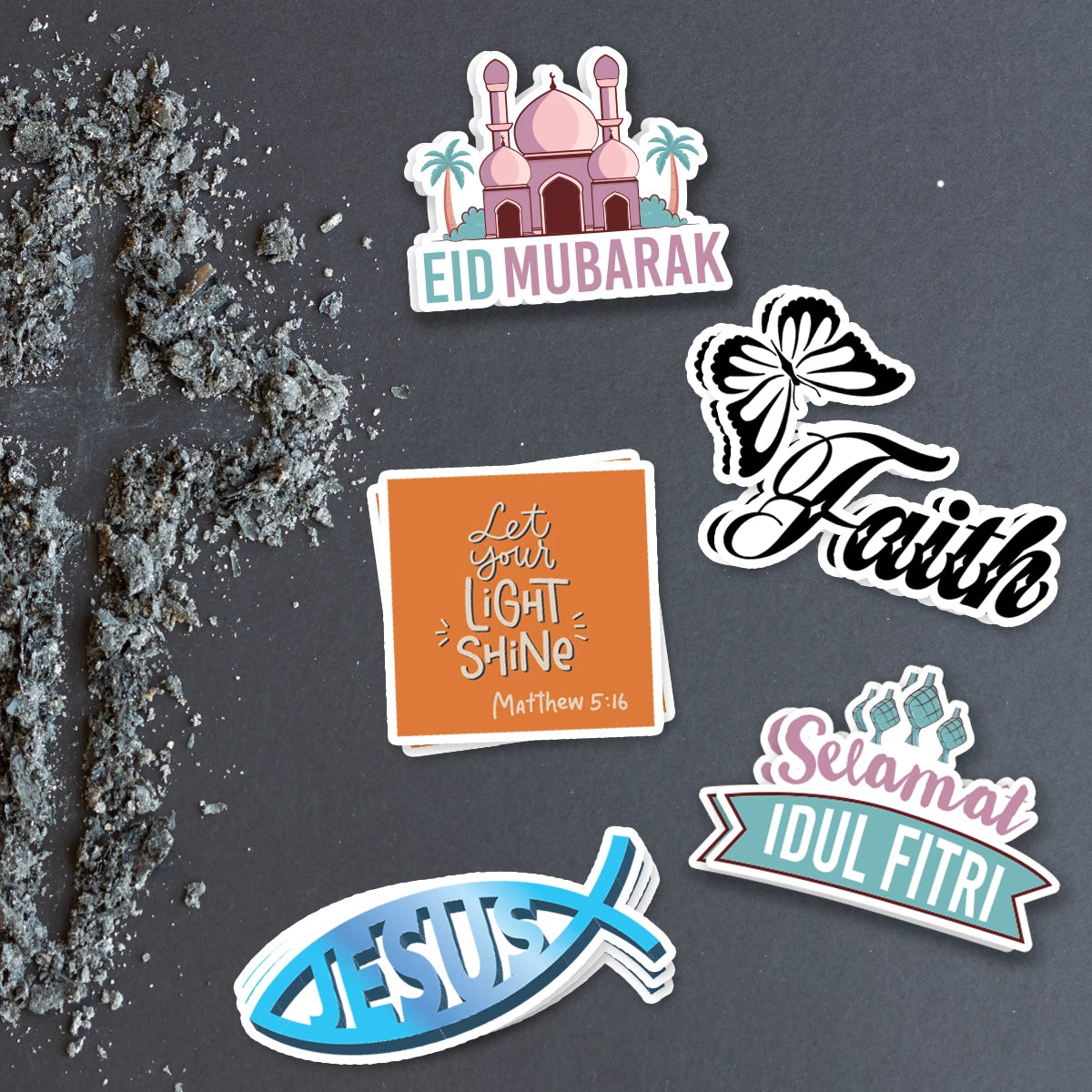 Cross Stickers, Religious Stickers, Christian Stickers