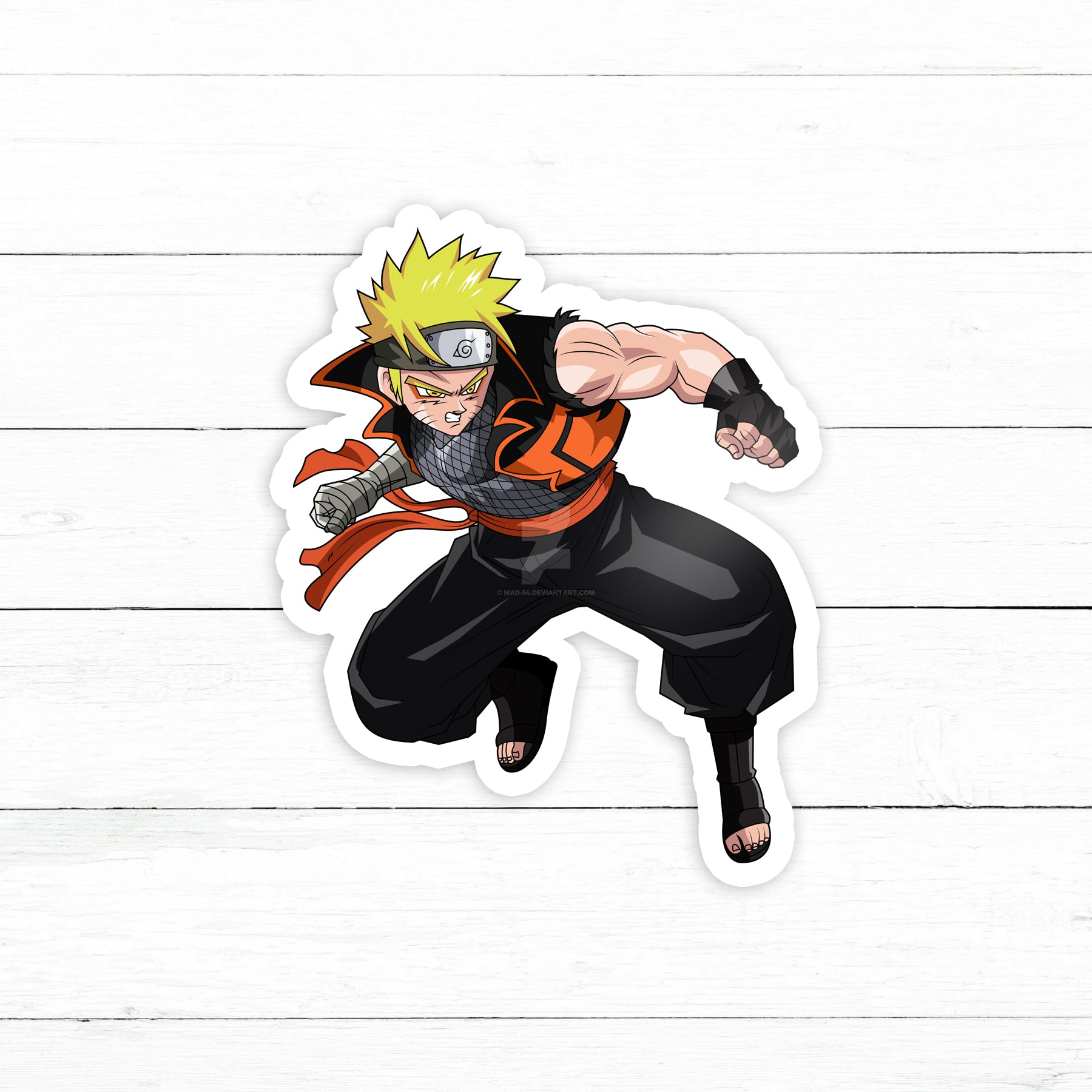 Naruto Peeker Sticker