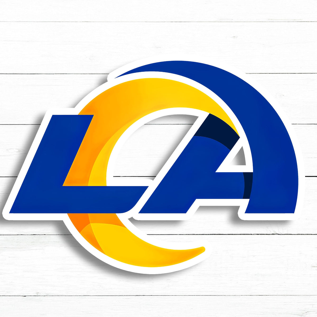 LA Rams Sticker | Waterproof Vinyl Decal | 3in – CustomStickers.com