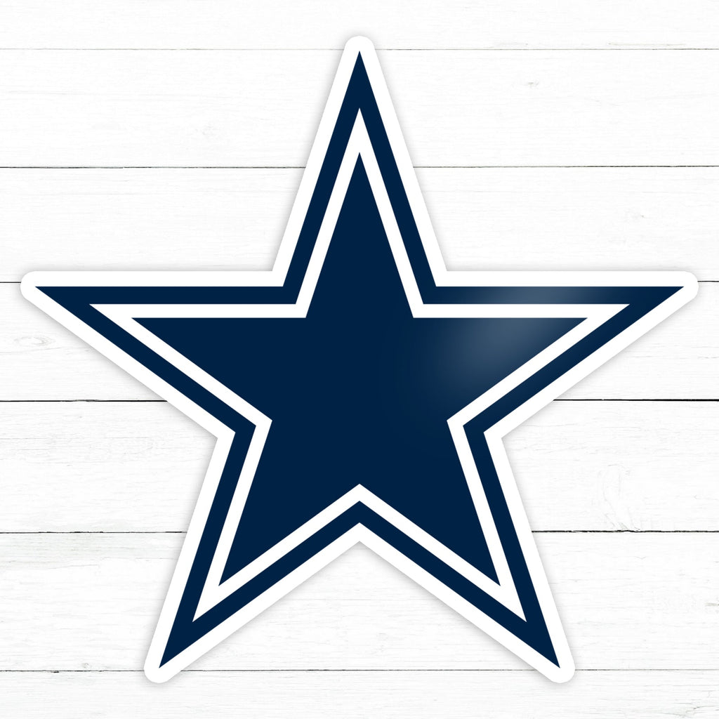 Car NFL Dallas Cowboys Emblem Sticker Badge Adhesive Nameplate Decal