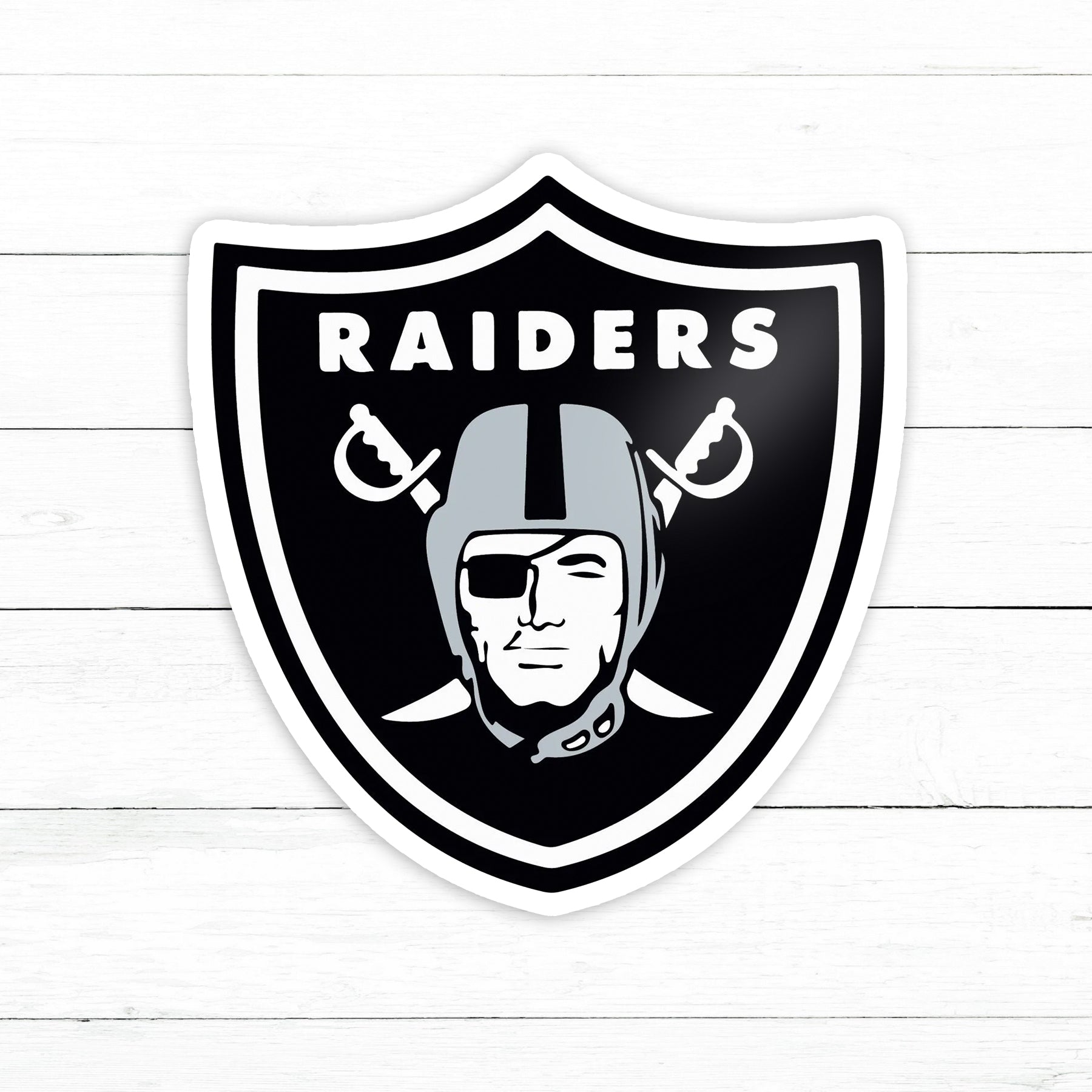 Las Vegas / Oakland NFL Raiders 3 Piece Retro Spirit Sticker