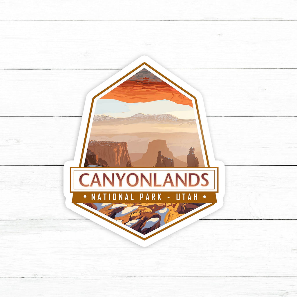 Canyonlands National Park Sticker Waterproof Vinyl Decal 3in canyonlands-national-park-sticker-waterproof-vinyl-decal-3in