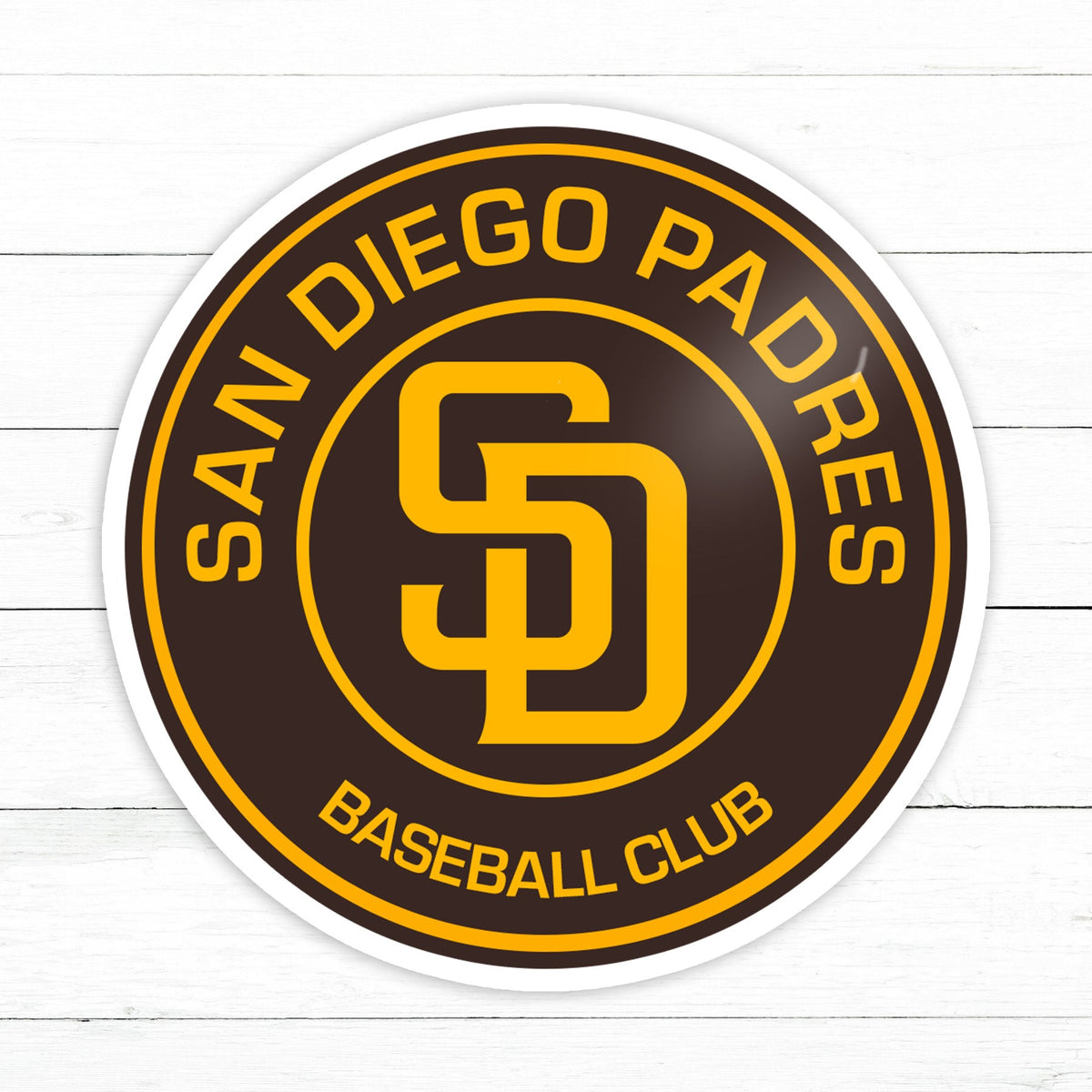 San Diego Padres Sticker | Waterproof Vinyl Decal | 3in ...