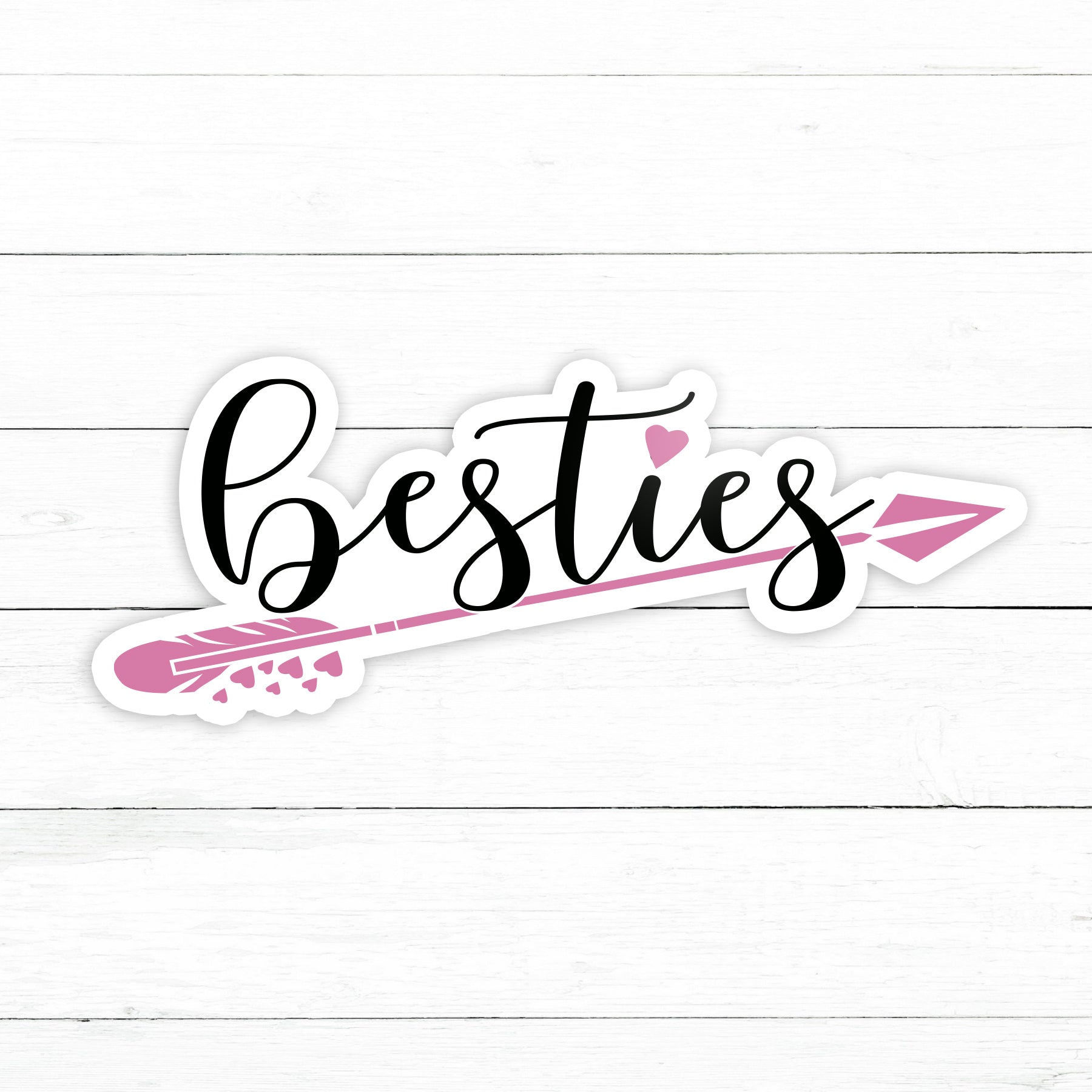 Besties Sticker | Waterproof Vinyl Decal | 3in – CustomStickers.com