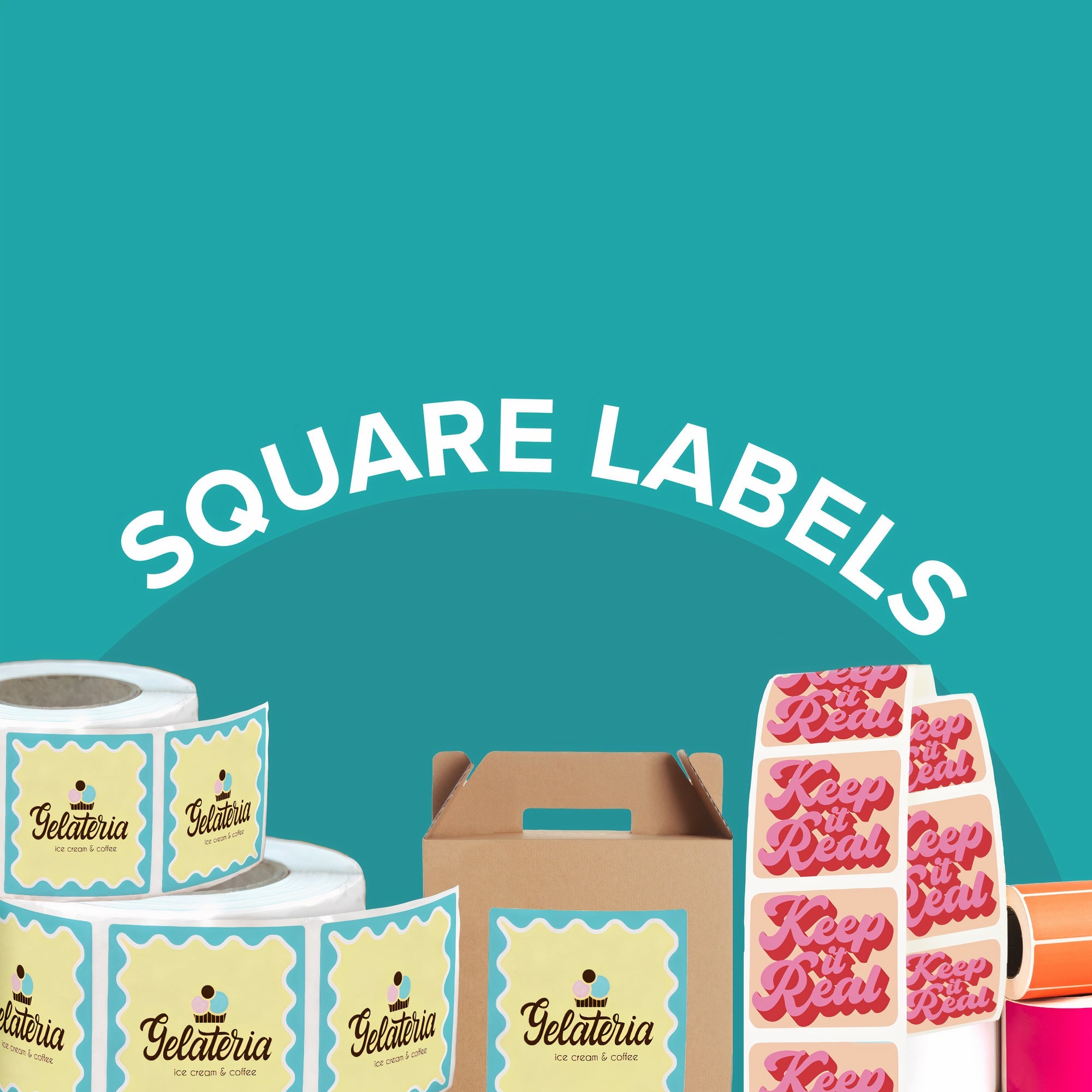 Square Display Labels Square Roll Labels – CustomStickers.com