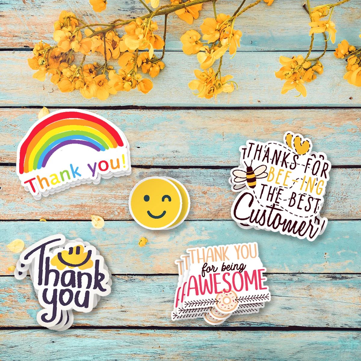 Custom Thank You Stickers | Stickers for Cards or Gifts ...