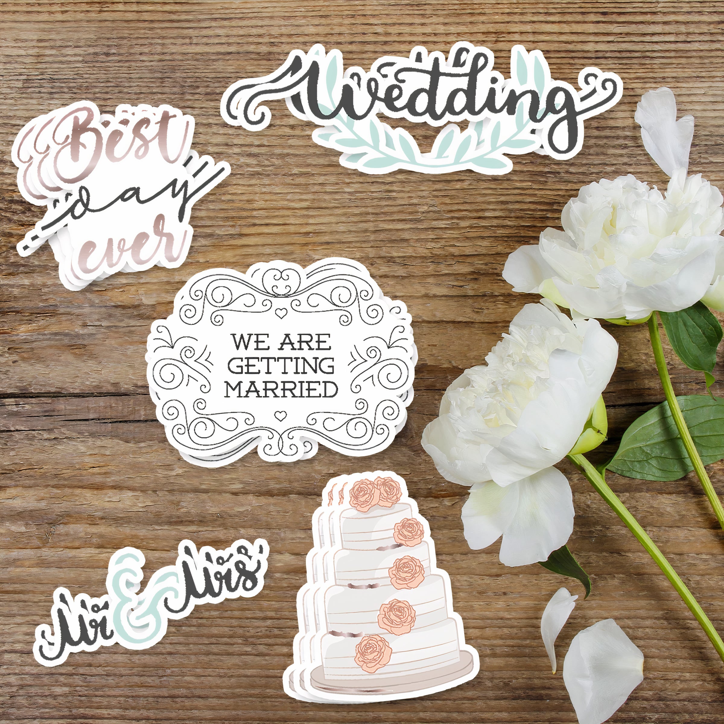 Wedding stickers 60 photos - Astyledwedding.com